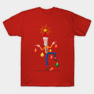 Christmas Tree Man T-Shirt